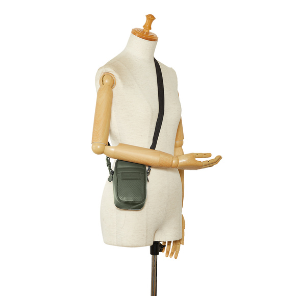 BOTTEGA VENETA Perforated Leather Crossbody Bag - Picture 9 of 10